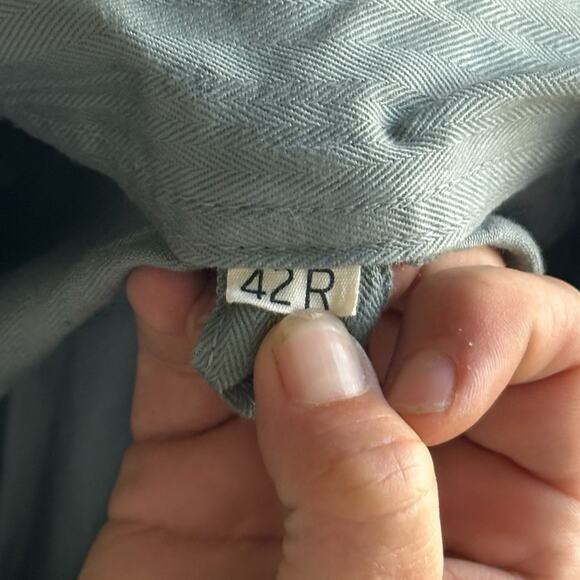 Vintage 60s Big Mac Sanforized Penneys Coveralls Size 42R Herringbone Denim - Picture 8 of 12